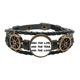 thumbnail image 1 of Famosa poesía cita vida lagrima de amor Pulsera marina tejida en cuero, 1 of 4