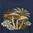 thumbnail image 3 of Instant Message - Spring - Mushrooms, Snails, & Daisies - Women's Short Sleeve Graphic T-Shirt, 3 of 6