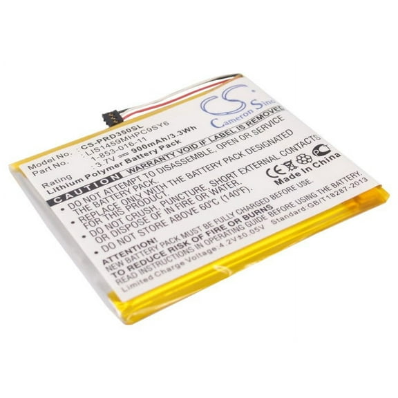 Replacement Battery For Sony 3.7v 900mAh/3.3Wh Ebook, eReader Battery