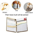 thumbnail image 5 of Moonwbak Cigarette Case Lighter, Metal Full Pack 20 Regular Cigarettes Box Holder USB Rechargeable Cigar Lighter Flameless Windproof with USB Cable Best for Birthday Gifts (Eagle), 5 of 6