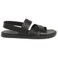 thumbnail image 5 of Anthony Veer Mens Mumbai Cross Strap Leather Comfort Sandal, 5 of 5