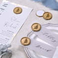 thumbnail image 6 of UNIQOOO Wax Seal Stickers - Wedding Invitation Envelope Seal Stickers Self Adhesive Gold Stickers for Valentines Day Christmas Gift Party, Envelopes, Invitations Antique Gold Rosemary Style, 50 Pcs, 6 of 10