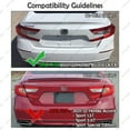 thumbnail image 2 of For 2021-2022 10.5th Gen Honda Accord Sedan JDM Sport Style Grille Glossy Black, 2 of 8