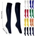 thumbnail image 2 of Dyfzdhu Football Long Socks Sport Knee High Large Soccer Rugby Stocks Football Socks For Men Mens Black Football Socks, 2 of 8