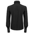 thumbnail image 2 of Zylarhe Men T Shirts Mens Shirt Gothic Ruffled Clothing Print Sleeve, 2 of 8
