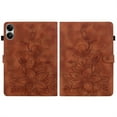thumbnail image 1 of XYX Tablet Case for Redmi Pad Pro 12.1 inch 2024 Released, Lily Flower Pattern PU Leather Multiple Viewing Angles Stand Slim Folio Tablet Cover (Brown), 1 of 7