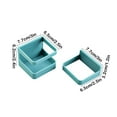 thumbnail image 3 of Estante de almacenamiento de paraguas montado en la pared | Soporte fijo adhesivo sin taladro | Plástico | Azul | Organizador de estantes de cubo de paraguas no perforado | Ahorro de espacio para el, 3 of 6