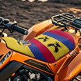 thumbnail image 3 of Uorisanigo ATV Seat Covers Waterproof Colombian Flag 4-Wheeler Seat Cover Protection, Universal Fit for Polaris Sportsman Polaris Scrambler Honda Rancher Soft Anti-Slip Breathable, 3 of 7