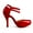 RED/PAT, variant on Dream Pairs Women's Classy Mary Jane Double Ankle Strap Almond Toe High Heel Dress Shoes Office-02
