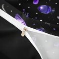 thumbnail image 4 of Homewish Mystic Witch Halloween Bedding,Palm Crystal Spell Book Pattern Duvet Cover Full,Black Violet,Black Reversible,3 Pieces,1 Duvet Cover and 2 Pillowcases, 4 of 6
