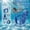 Blue, variant on One Caddy Clip-On Cup With Phone Stand Towel Hooks For Above-Ground Pools