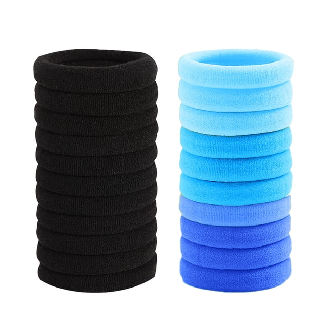 Lazos para el cabello sin costuras Soportes de cola de caballo de alta elasticidad Bandas para el cabello para mujeres Niñas Adolescentes Niños Accesorios trenzados gruesos Sin daños Elástico Regalo