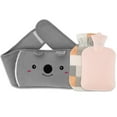 thumbnail image 2 of Hot Water Bottle Warm Water Bag Rubber Hot Water Pouch with Soft Plush Hand, 2 of 8
