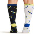 thumbnail image 2 of Printsupport Chaussettes de Soutien pour Femmes 12 mmHg Ananas Régulier, 2 of 6