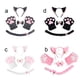 thumbnail image 3 of Jumpingount Conjunto de Cosplay de gato con orejas de cola de gatito dibujos animados ropa de juego de rol cómoda suministros de fiesta para Halloween Accesorio para el cabello No.2 Jumpingount AP007716-02, 3 of 6