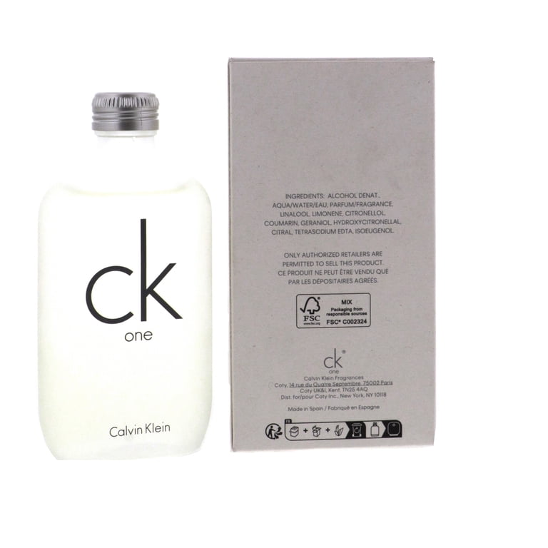Calvin Klein, CK One Unisex Perfume, 3.4 oz, Citrus Aromatic