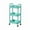 Green, variant on HCBY 3 Tier Storage Cart with Armrests Green Plastic Organizer on Wheels for Bathroom Living Room Books