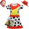 thumbnail image 1 of 2022 nuevo juguete historia película Cosplay disfraz Buzz Lightyear Woody Jessie niños ropa conjunto Halloween actuación adolescentes niñas Dress7-8T Gao Jinjia LED, 1 of 2