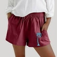 thumbnail image 2 of Wyzesi Workout Shorts with Pockets for Women Sweat Shorts for Women Summer Beach Casual Drawstring Shorts Running Short Workout Shorts with Pockets Pants for Women, 2 of 4