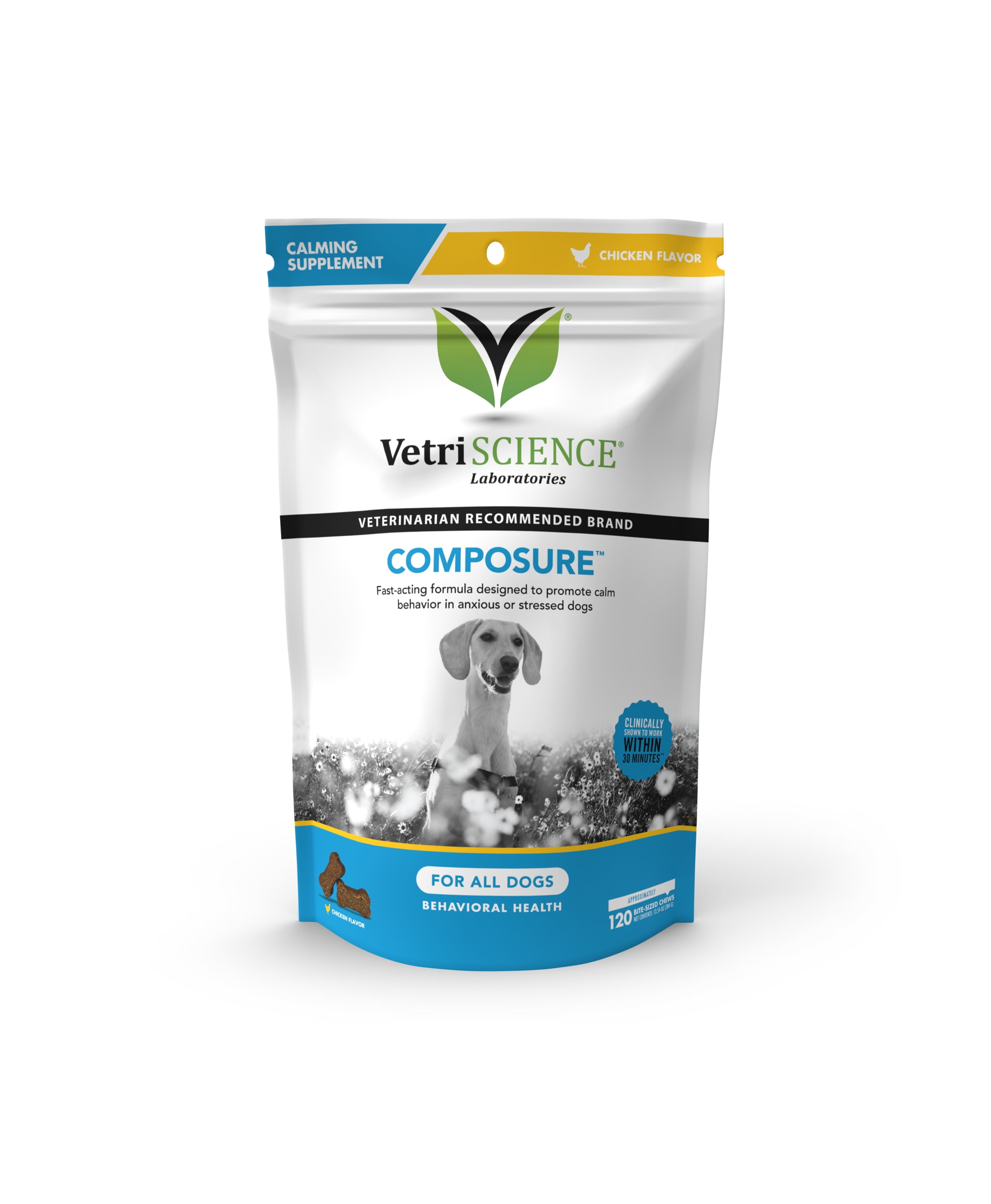 VetriScience Composure for Dogs, Calming Behavior and Anxiety Support