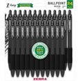 thumbnail image 1 of WWS-Z-Grip Recycled Retractable Ballpoint Pens, 1.0mm, Black Ink, Durable Metal Clip, 68% Recycled, 24-Pack (20314), 1 of 4