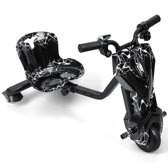 GZCW Drift Trike,Kid Ride on Tricycles,Big Wheel Drifting Tricycle for Ages 8 ,Ride-On Kids Tricycle with Adjustable Seat