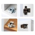 thumbnail image 2 of Pack of Door Catches Double Roller Strong Hold Cupboard Cabinet Door Catches with Screws Twin Roller Closet Catches, 2 of 4