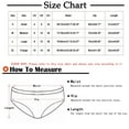 thumbnail image 2 of ibuvkizy Womens Underwear,Panties for Women Soft Stretchy Briefs,Women's Solid Color Mid Waist Comfortable and Breathable Flat Foot Underwear, 2 of 4