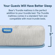 Bear Trundle Mattress, Twin
