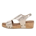 thumbnail image 3 of Corkys Womens Refreshing Metallic Studded Wedge  Casual Shoes, 3 of 5