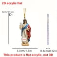 thumbnail image 3 of 2D Flat Acrylic Ornament For Religious Figures, 3 of 5