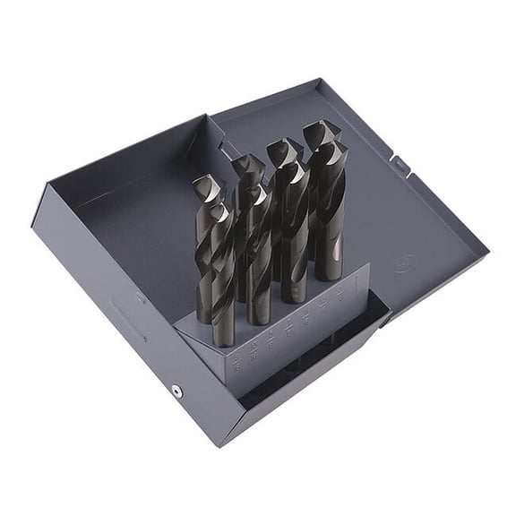 Cle-Line Reduced Shank Drill Set,8pc,HSS C22761