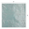 thumbnail image 6 of Unique Bargains 6Pcs Satin Washable Reusable Cloth Napkins Blue 20x20inch, 6 of 6