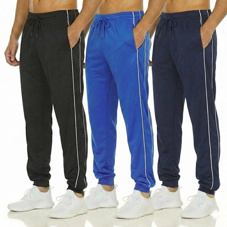 Daresay Men's Fleece Jogger Sweatpants, 3-Pack photo 1