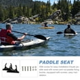 thumbnail image 6 of Raindrops Paddle Snaps for Kayak 1 Pair Rectangle Plastic Paddle Holder Clip Easy Installation Black 2.75x1.57x0.59in, 6 of 8