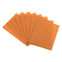 Trading Card Sleeves, 2 Pack/100 Sleeves Soft Inner Protector Waterproof for Deck, and TCG Cards, Orange