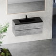 thumbnail image 6 of 48" Grey Floating Cabinetry - Quartz Sand Basin - Bathroom Style - Modern Look, 6 of 7