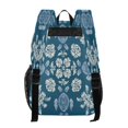 thumbnail image 3 of PVC Transparent Backpacks Clear Backpack for Travel and Outings Abstract Turtle Pattern, 3 of 7