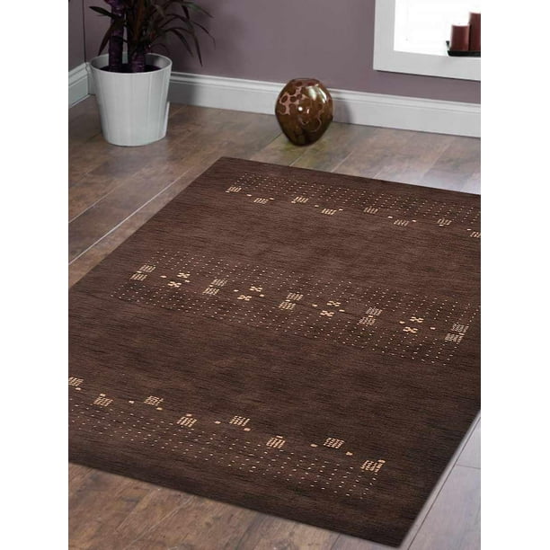 Rugsotic Carpets Lori Knotted Woolen 3' x 5' Contemporary Area Rug