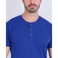 thumbnail image 6 of Real Essentials 3 Pack: Men's Cotton Short & Long Sleeve Henley T-Shirt Performance Activewear (Available in Big & Tall), 6 of 6