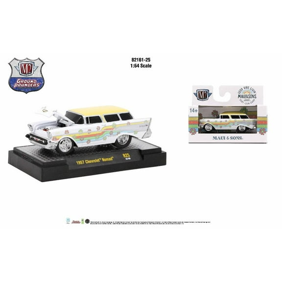 M2 Machines Ground Pounders Release 25 - 1957 Chevrolet Nomad