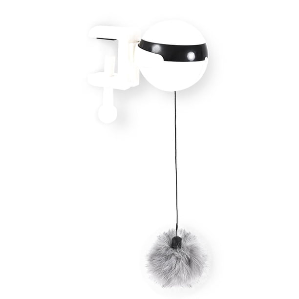 s De Juguete De Gato Eléctrico, De Movimiento De Giratoria Eléctrica Gato Giratorio, Juguete Interactivo De Gato Automático, De U Blanco Colco Bolas de gato electricas