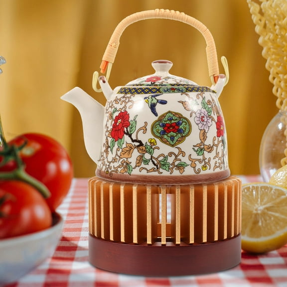 HEMOTON Multi-Functional Tea Pot Warmer for Teapots Metal Teapot Heater Household Coffee Tea Warmer Metal Teapot Heater Household Coffee Tea Warmer