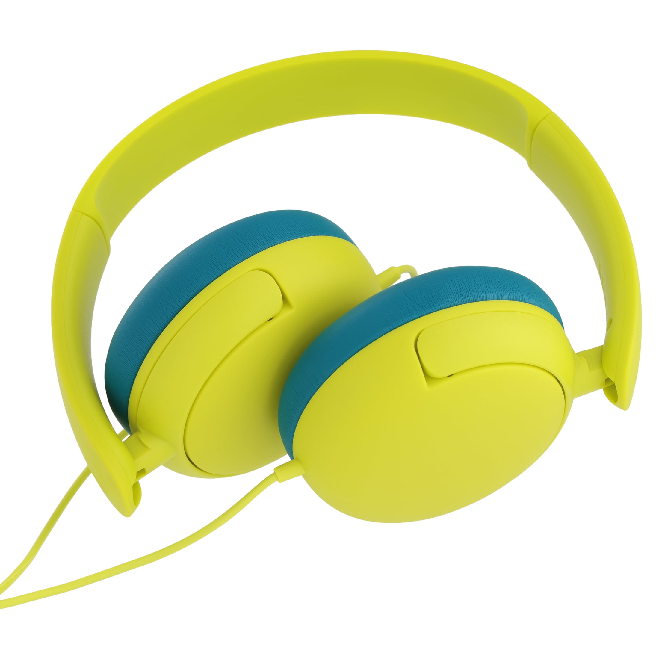 onn On-Ear Headphones with 3.5 mm Connector, Yellow