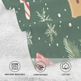 thumbnail image 5 of Yayeee 100% Cotton Hand Towels for Bathroom 16" x 28" Soft Absorbent Kitchen Towel, Christmas Gingerbread, 5 of 7