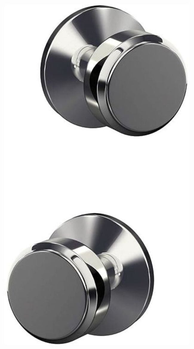 Schlage FC21BWE625KIN Custom Bowery Passage & Privacy Door Knob Set - Chrome