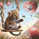 thumbnail image 1 of 5D DIY Kit Con Leopardo Del Arte 40 X Cm, 1 of 9