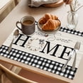 thumbnail image 3 of HOME Placemats Set of 4, Farmhouse Cotton Butterfly Non-Slip Place Mats Washable Table Mats for Kitchen Dining Table Decorations Indoor/Outdoor, 3 of 9