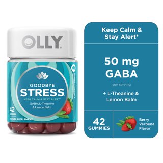 Nature Made Wellblends Stress Relief Gummies, L theanine 200mg to Help  Reduce Stress, with GABA 100mg, Same Day Stress Support, 40 Strawberry  Flavor