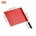 thumbnail image 2 of Uxcell Football Linesman Referee Flag Stainless Steel Pole Sponge Grip, Red 4 Pack, 2 of 5